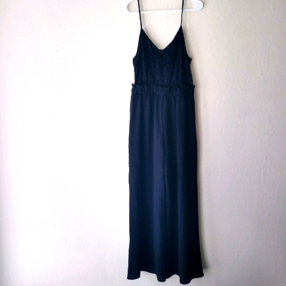 Honey Peach black Jumpsuit/romper Size L